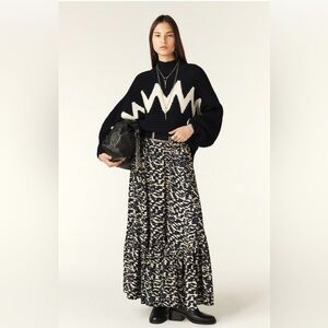 BNWT ba&sh Midi Skirt Retail $415 Skirt Alexa